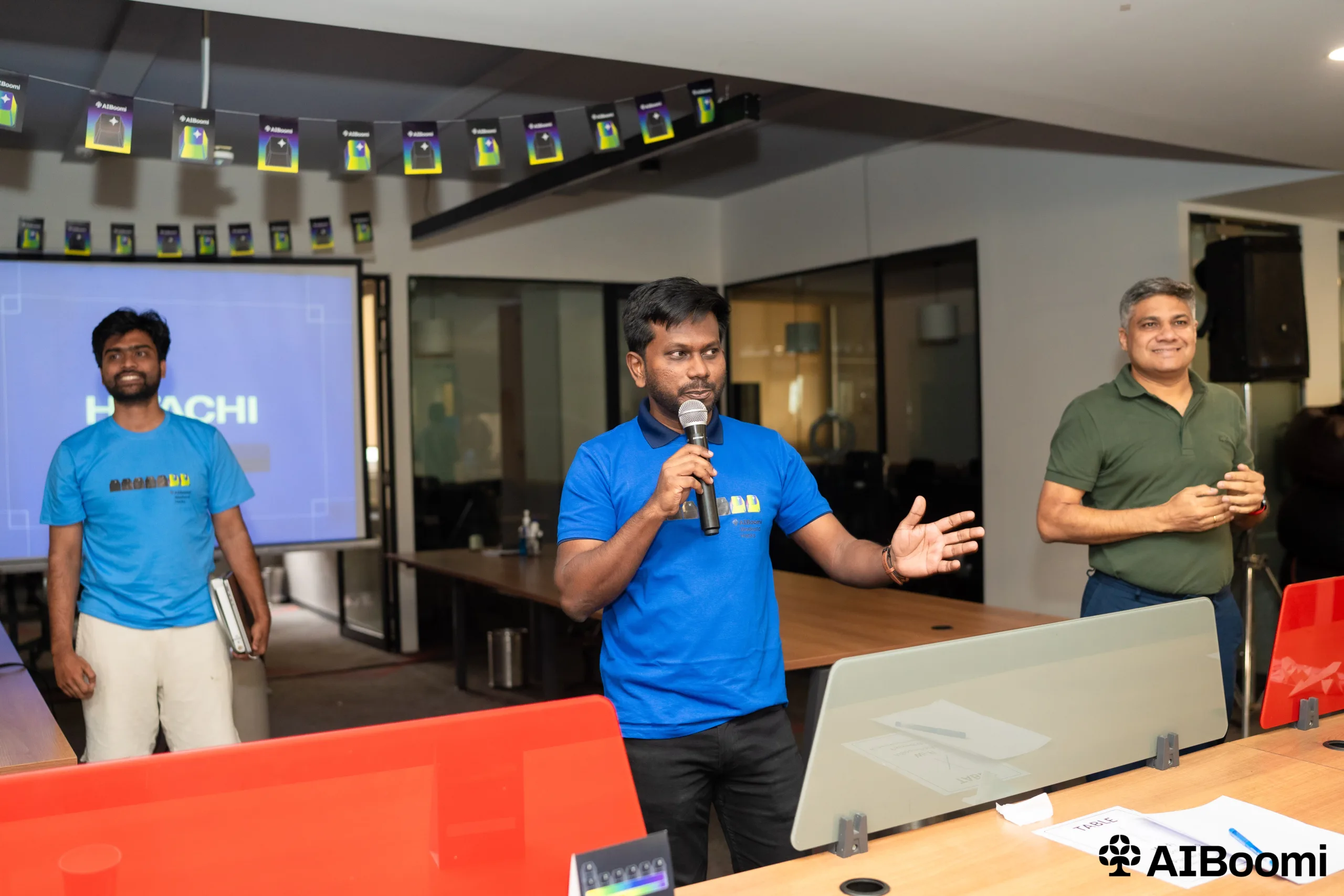 Kishore at the AIBoomi Startup Weekend happened at Bangalore